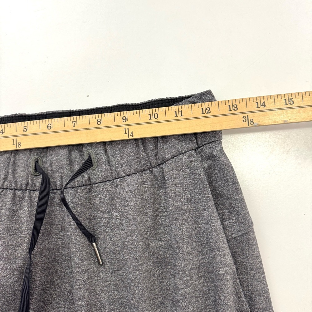 Lululemon On The Fly Pant 28" Womens Size 2 Casual Pull On Heathered Grey Black - Picture 9 of 12